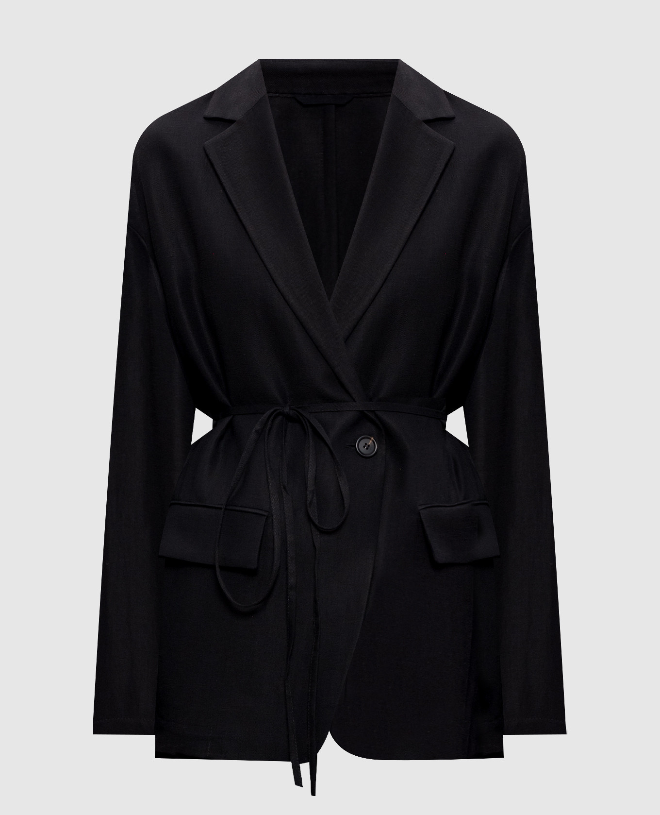 Black jacket with linen