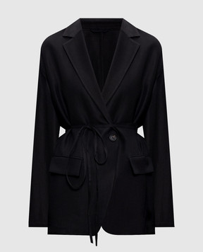 Brunello Cucinelli Black jacket with linen MH1267591
