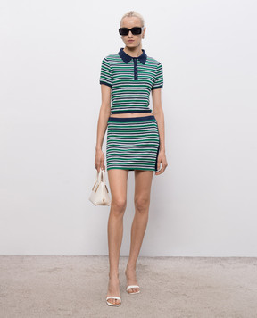 Simkhai Green striped polo shirt 2262914ST