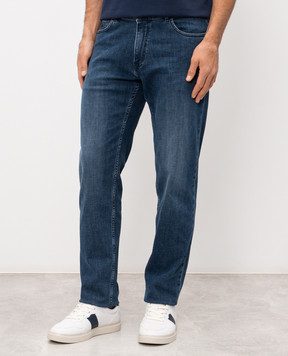 Trussardi Blue jeans with a worn effect P403H304867NMJ380D41