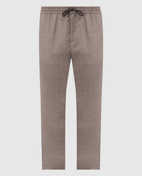 Agnona Beige wool pants T710U6YU1142