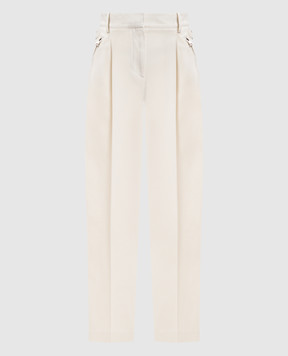 Givenchy White pants with wool BW519E164D