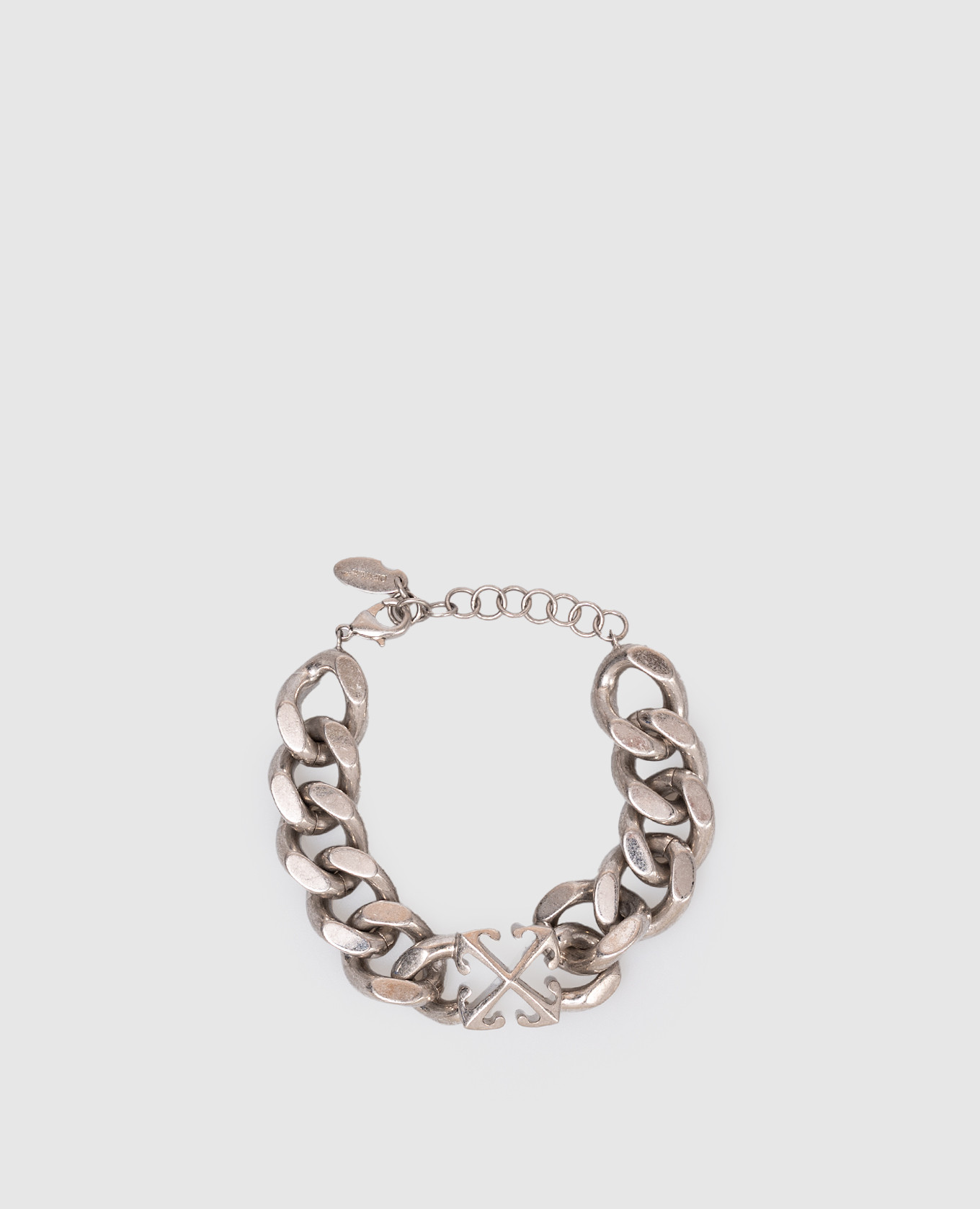 

Silver chain bracelet with emblem Off-White