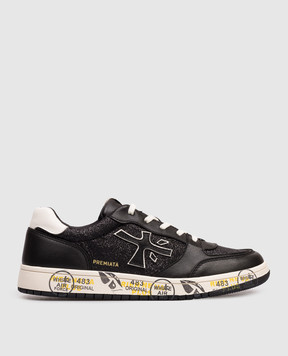 Premiata Children's black combination sneakers Mark 322894672835