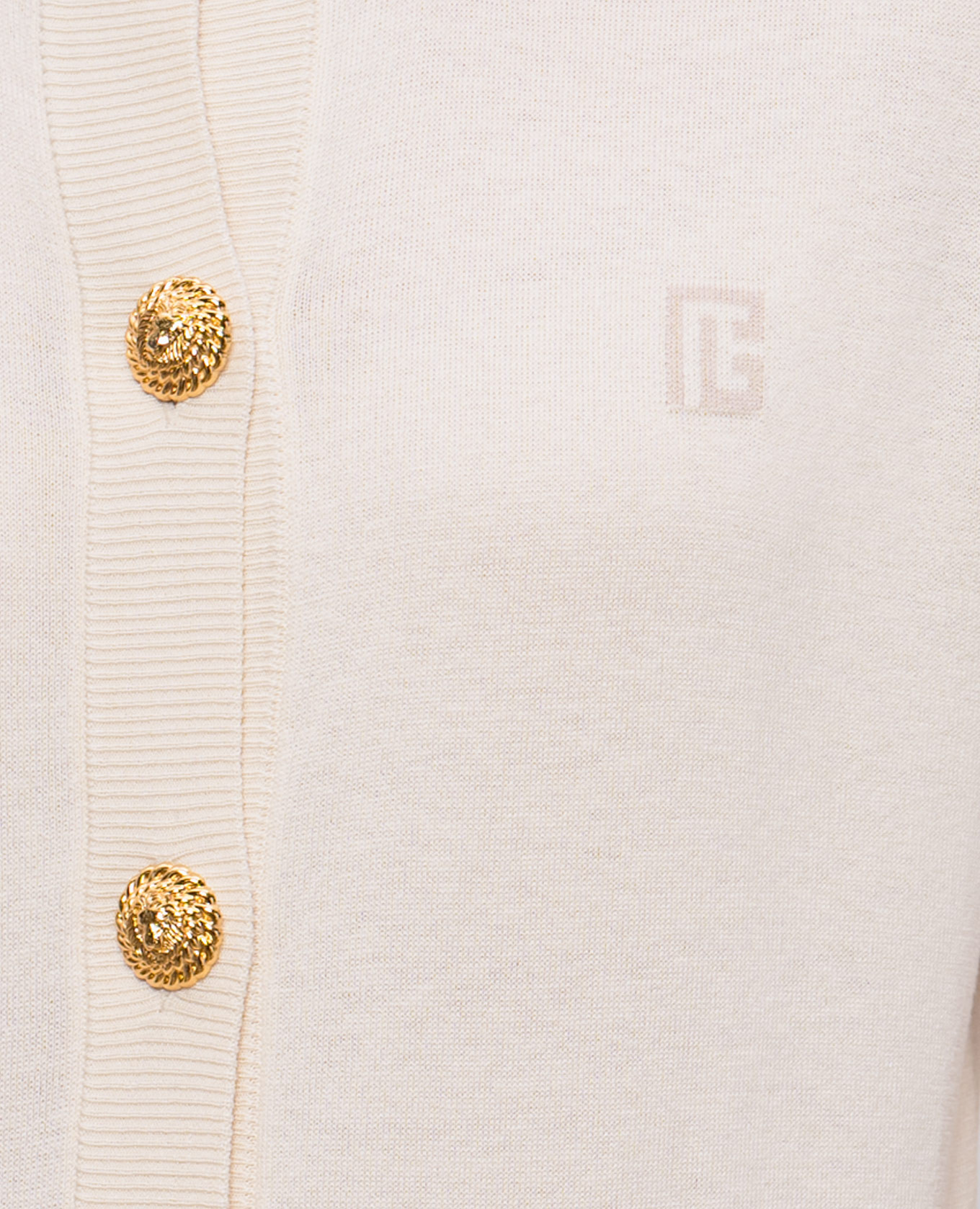 Beige cardigan with silk Balmain 5