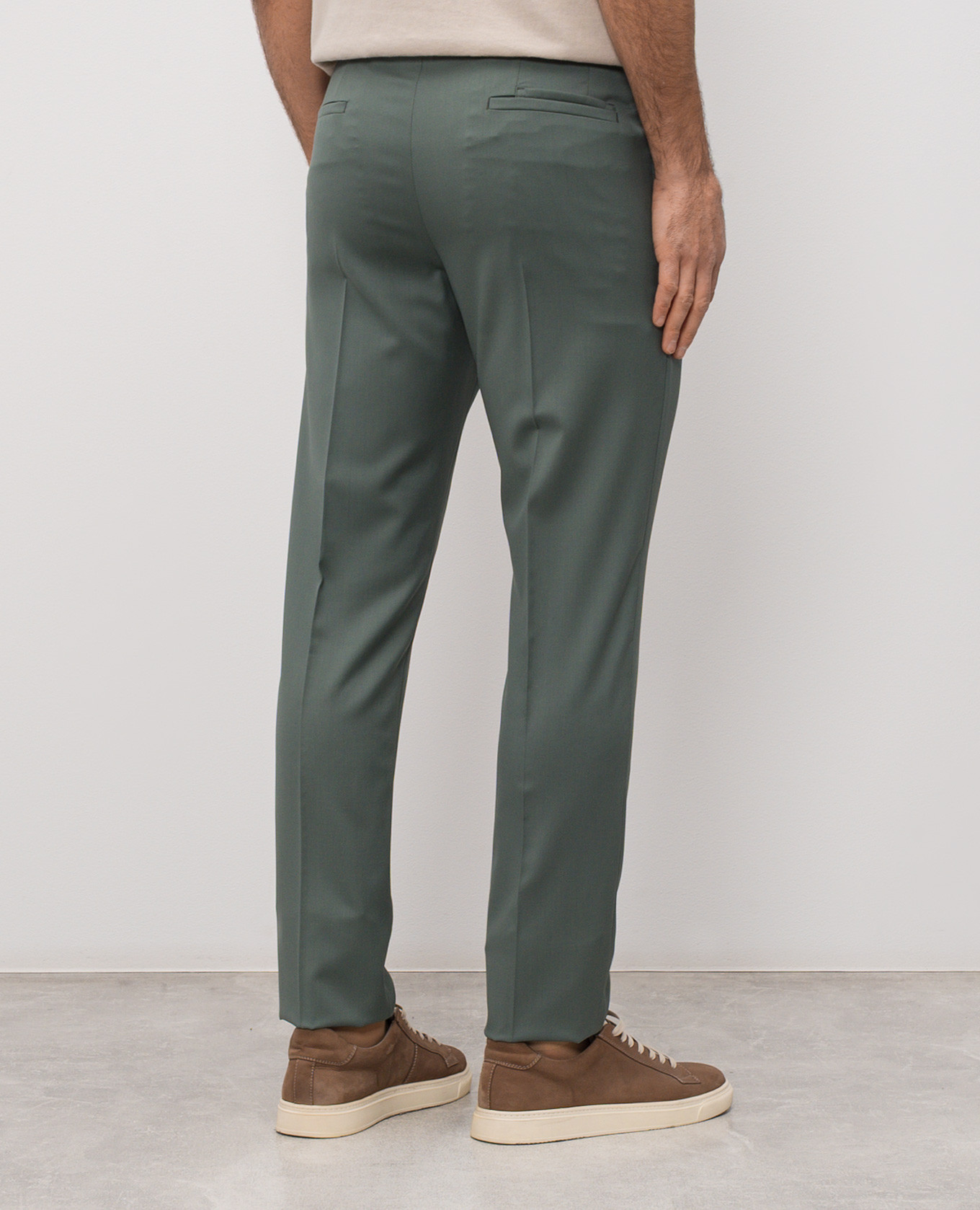 

Green wool pants Enrico Mandelli