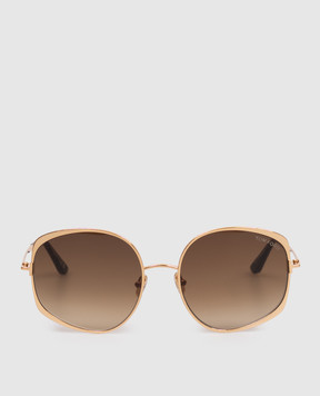 Tom Ford SOFIA gold sunglasses FT1349
