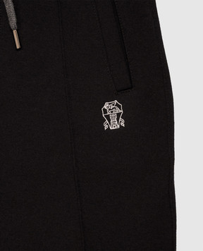 Brunello Cucinelli Black joggers BM831E359A