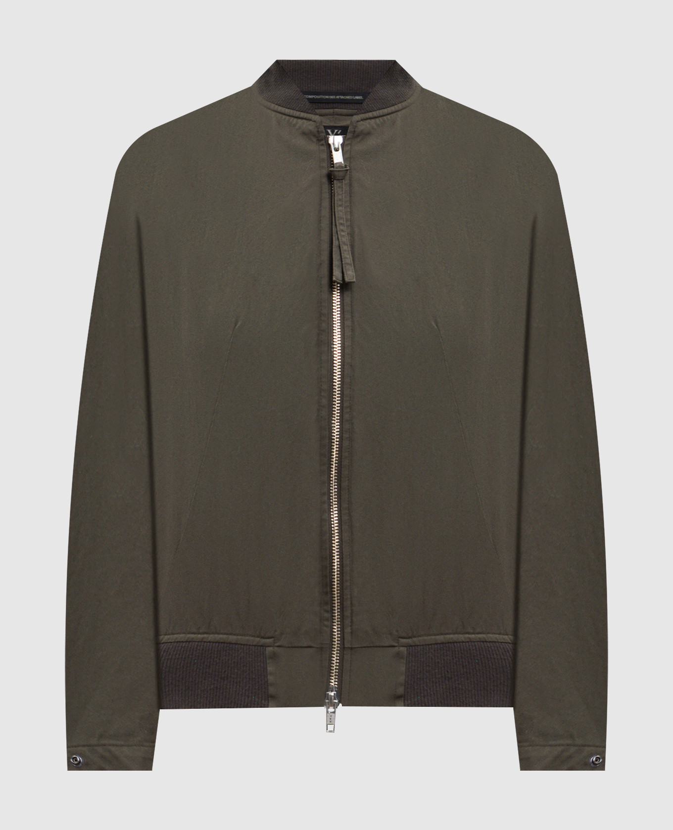 

Khaki bomber jacket with short sleeves Y`S Yamamoto