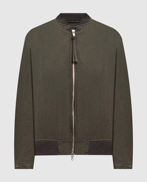 Y`S Yamamoto Khaki bomber jacket with short sleeves YQY03026