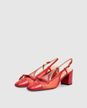 Valentino Red leather slingbacks Valet Du Roi 8W2S0MH9PDY