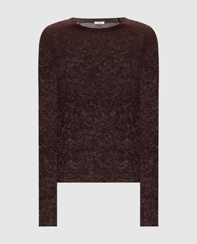 JOSEPH Brown Geras cashmere jumper JF009900