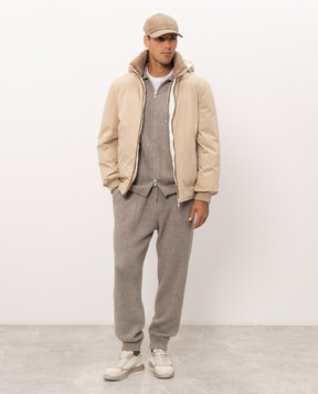 Brunello Cucinelli Beige cashmere sports jacket M22704806G