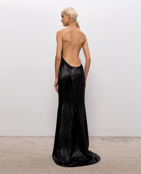 Tom Ford Black dress with an open back AB3740SDE553