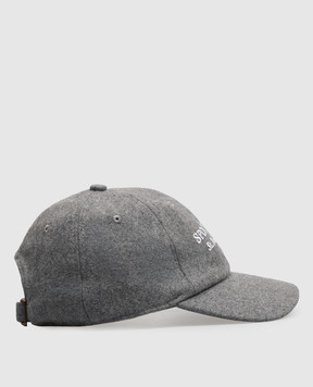 Sporty & Rich Gray cap with wool AC08082326GY34