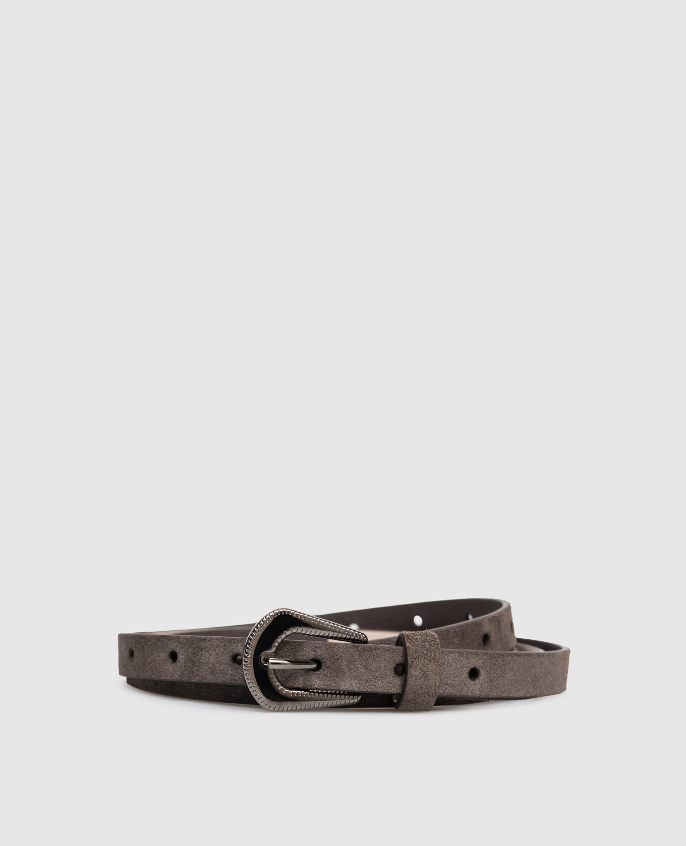 

Brown suede belt Brunello Cucinelli