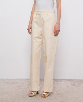 JOSEPH Beige Jaber Light pants JF009762
