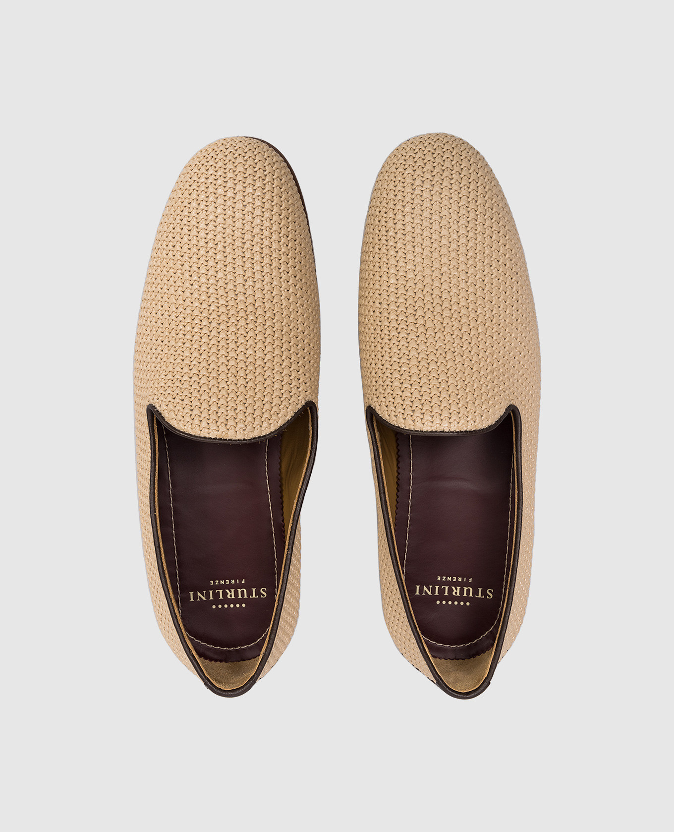 Beige raffia slip-ons Sturlini 4