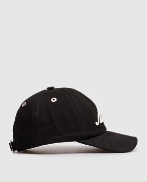 Ami Paris Black cap with logo patch UCP276AW0028