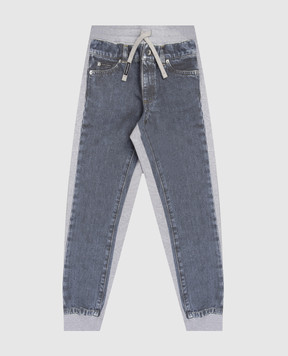 Dolce&Gabbana Vivid grey melange joggers L4JPING7PVD810