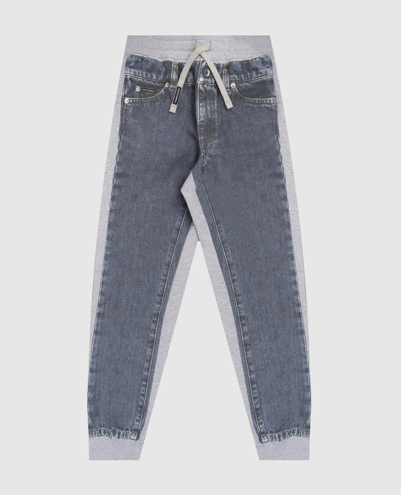 Vivid grey melange joggers Dolce&Gabbana