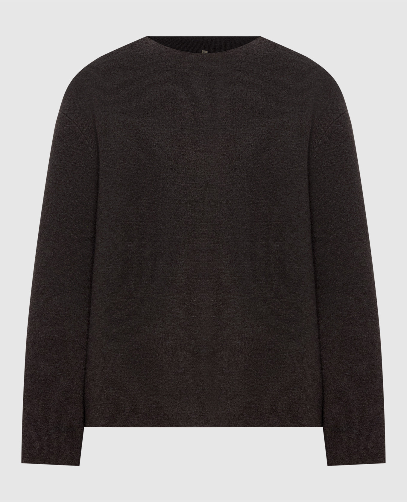 Gray sweater with wool and cashmere