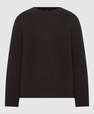 Gray sweater with wool and cashmere