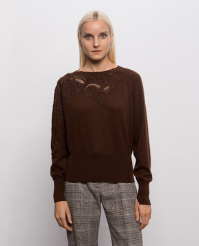 Ermanno Scervino Brown cashmere jumper D495M302APPYU