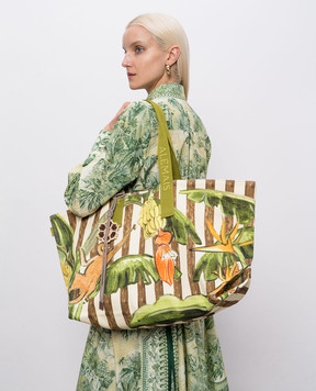 Alemais Beige Toucan Tango shopper 7342A