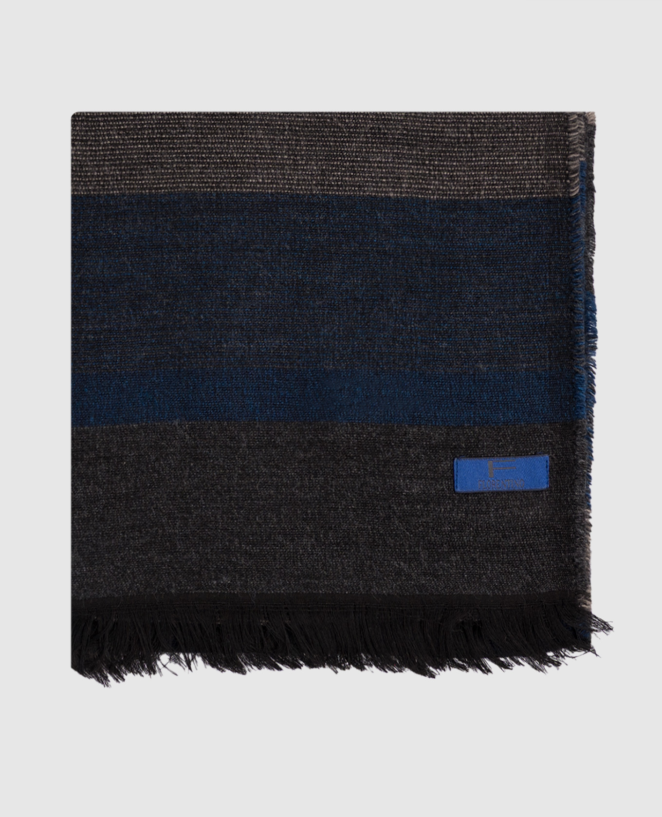 

Striped scarf Florentino, Grey