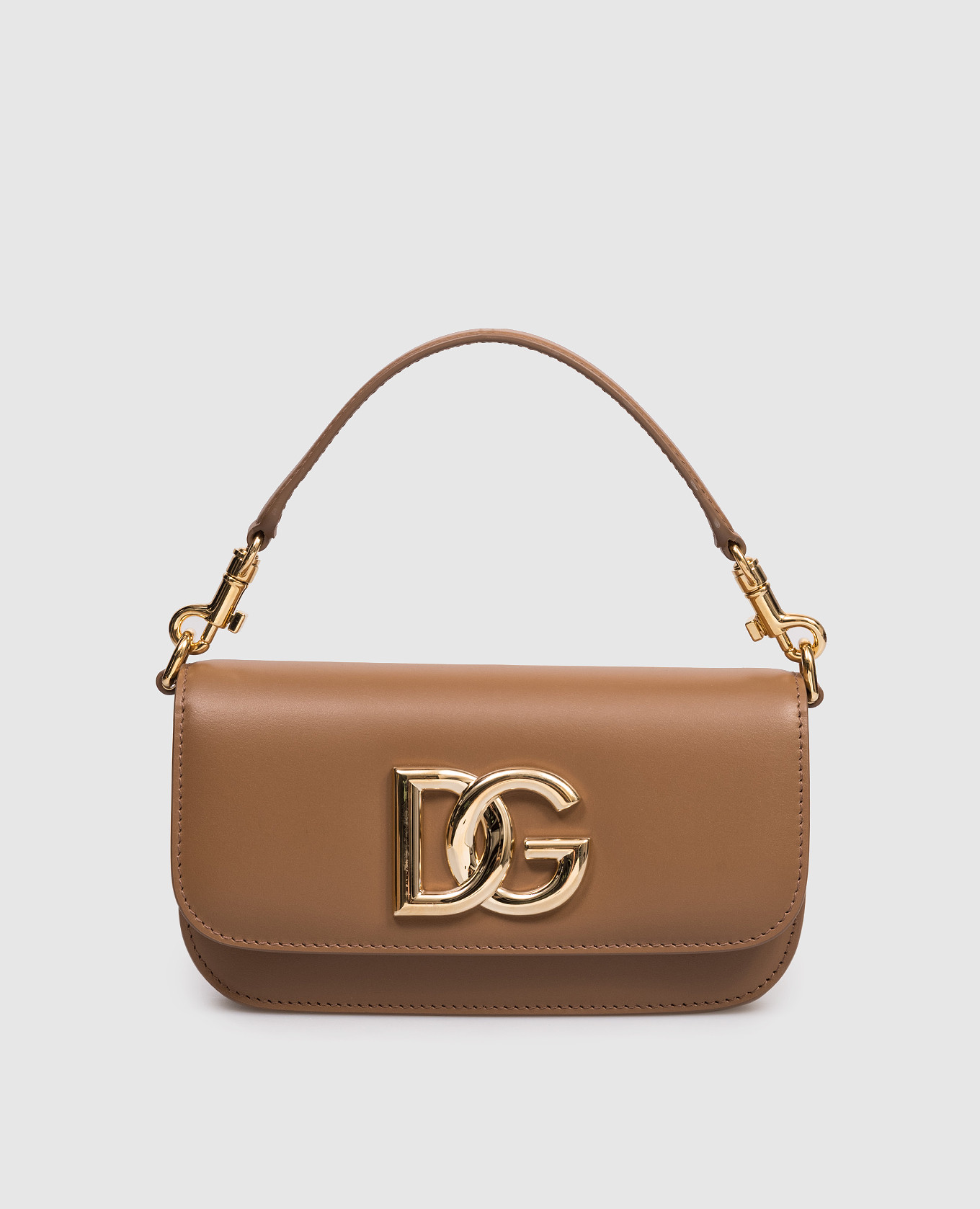 

Brown leather cross-body bag 3.5 Dolce&Gabbana