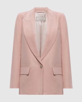Peserico Pink linen jacket A0111602606