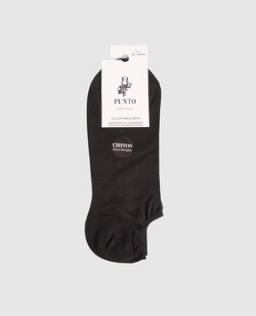 RiminiVeste Black short socks CHIFFONMINI