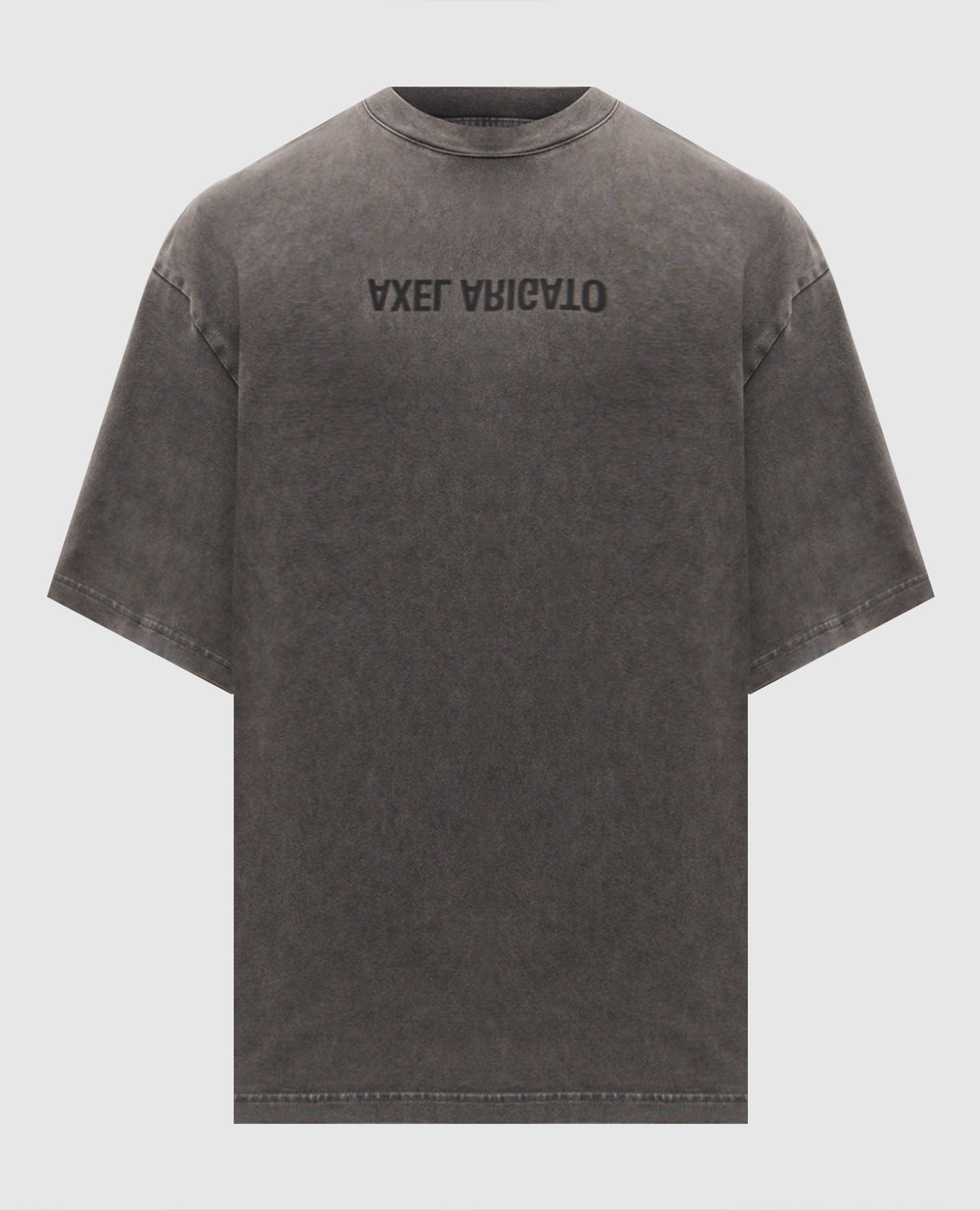

DISTORT gray T-shirt with logo print Axel Arigato, Grey
