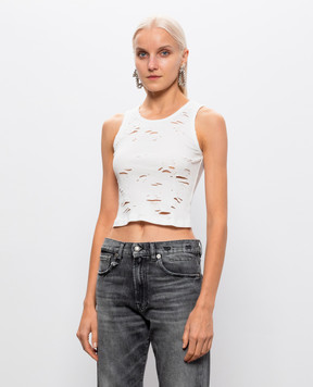 R13 White top with slits R13WK080K001B