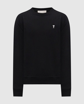Ami Paris Black Ami de Coeur sweatshirt HSW763730