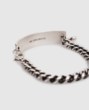 Ann Demeulemeester Silver Doa Chain Bracelet B0013708OT018