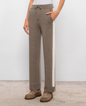 Fusalp NYMIRA beige wool sweatpants K1505