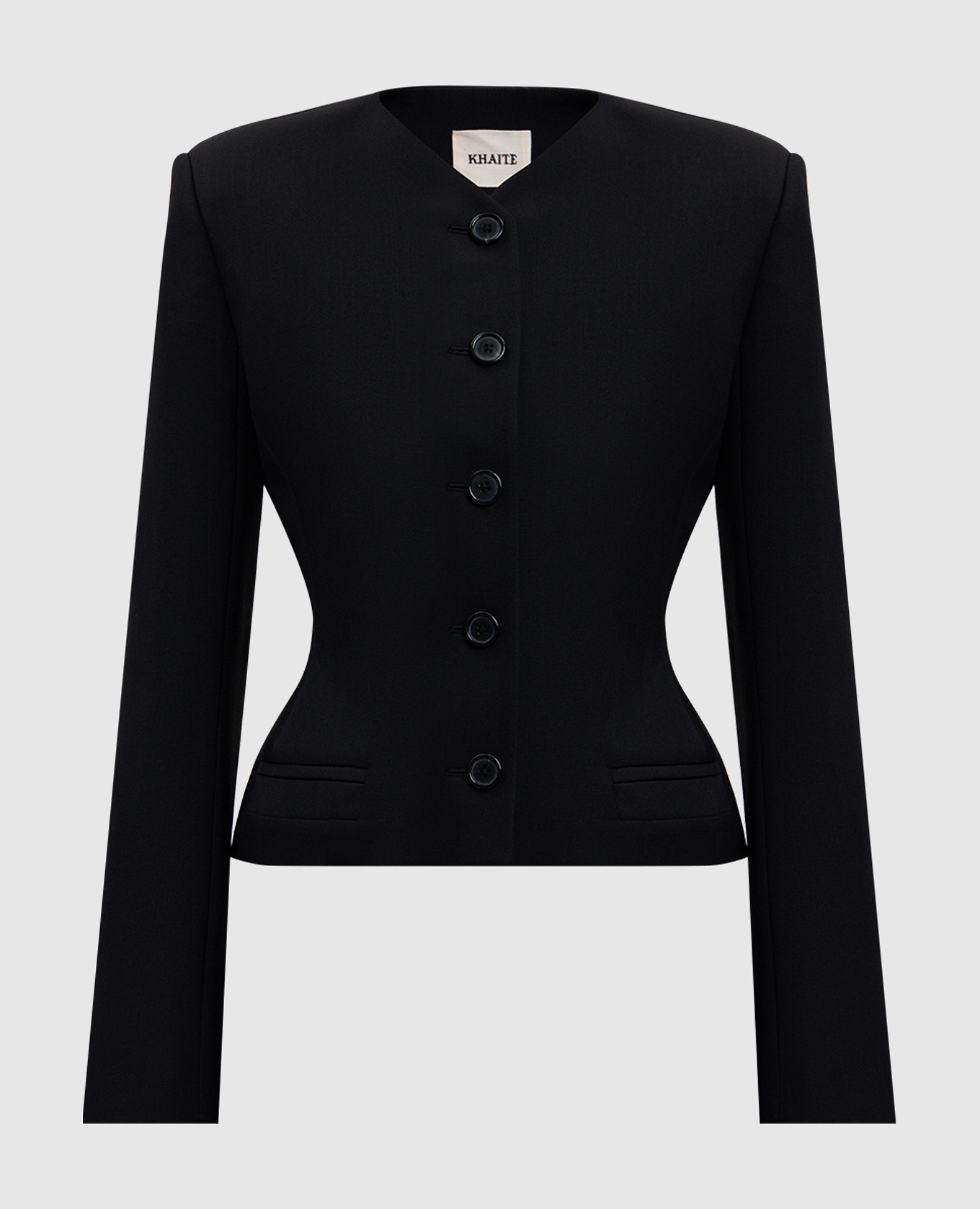 

Black Nara wool jacket Khaite