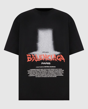 Balenciaga The Door black t-shirt 850345TUVO4