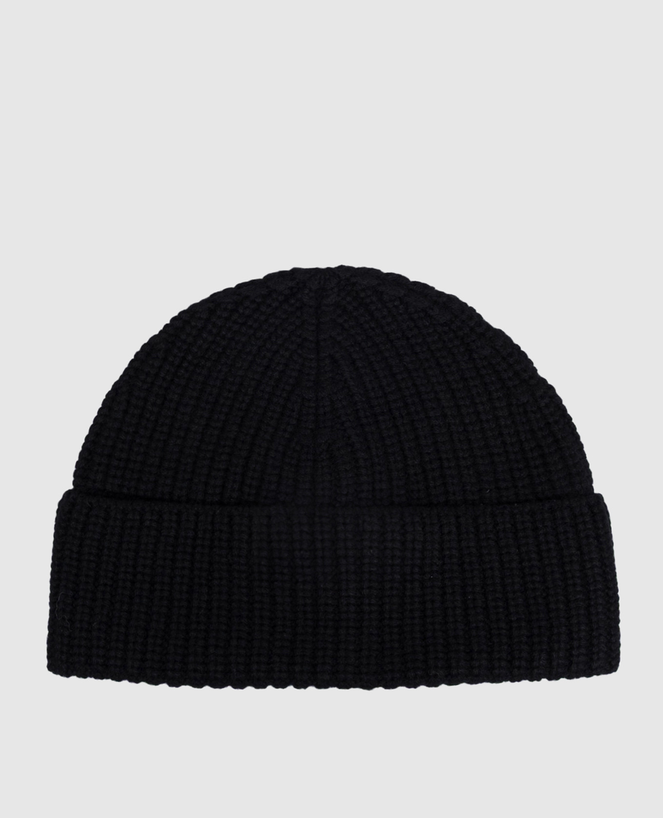 Black cashmere hat
