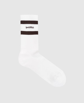 Sporty & Rich White socks AC02683300WH11w