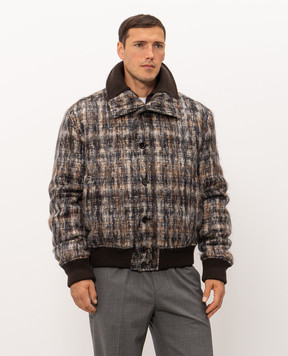 Dolce&Gabbana Brown jacket with wool G9CNATFQZA1