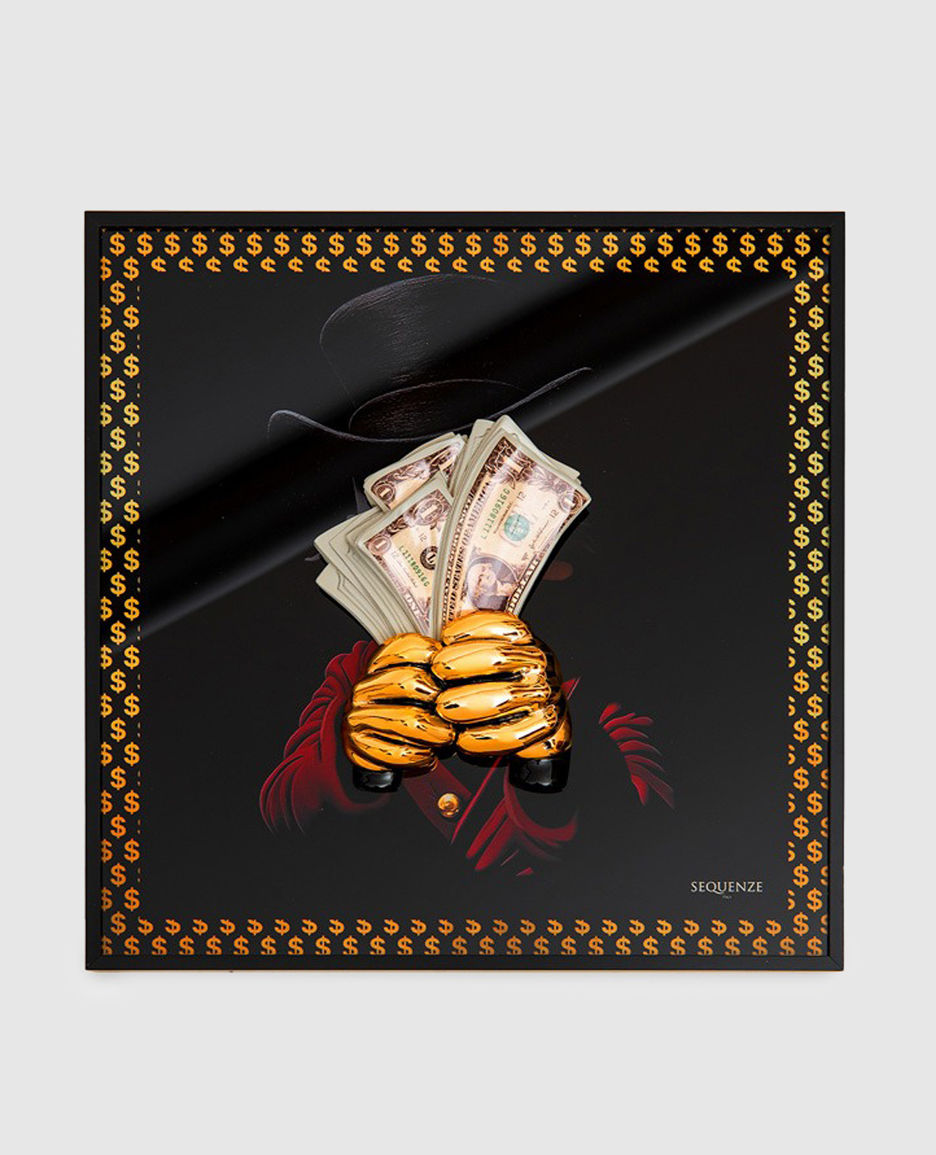 

Wall painting Dream Big Sequenze, Black