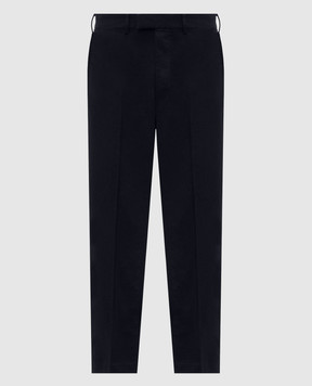Tom Ford Blue pants with logo SHL042FMC276