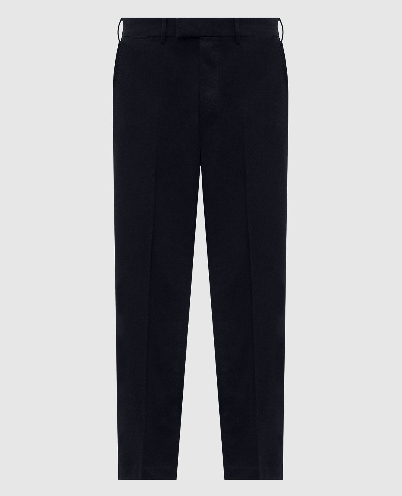 Blue pants with logo