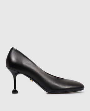 Babe Pay Pls Black leather shoes 2123714KO
