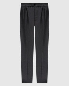 Ami Paris Gray wool pants HTR226WV0023