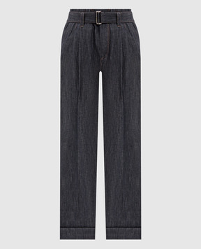 Brunello Cucinelli Blue jeans with cuffs MP125P4078