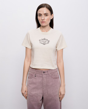 AMIRI Ivory T-shirt CHATEAU CREST AWTOJR1043